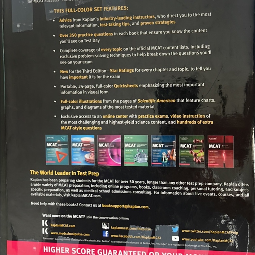 MCAT books!